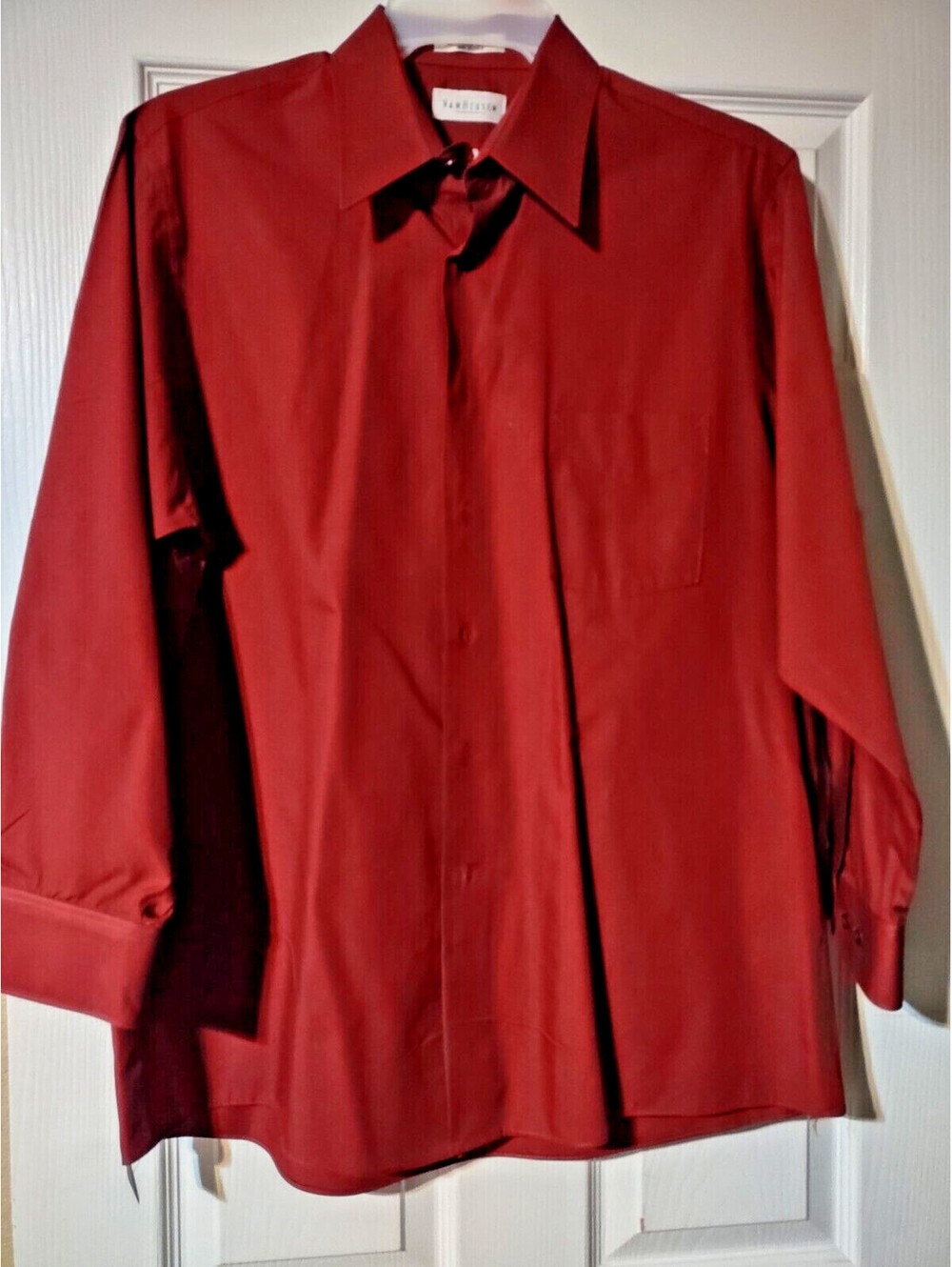 Men's Van Heusen Long Sleeve Button Down Shirt Size Large